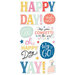 Simple Stories - Celebrate Collection - Foam Stickers