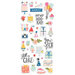 Simple Stories - Celebrate Collection - Puffy Stickers