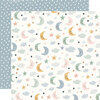 Simple Stories - Boho Baby Collection - 12 x 12 Double Sided Paper - Twinkle Twinkle