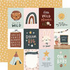 Simple Stories - Boho Baby Collection - 12 x 12 Double Sided Paper - 3 x 4 Elements