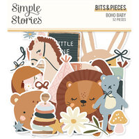 Simple Stories - Boho Baby Collection - Ephemera - Bits and Pieces