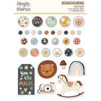 Simple Stories - Boho Baby Collection - Decorative Brads