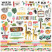 Simple Stories - Into The Wild Collection - 12 x 12 Cardstock Stickers