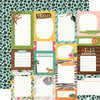 Simple Stories - Into The Wild Collection - 12 x 12 Double Sided Paper - Journal Elements