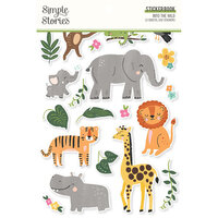 Simple Stories - Into The Wild Collection - Sticker Book
