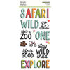 Simple Stories - Into The Wild Collection - Foam Stickers