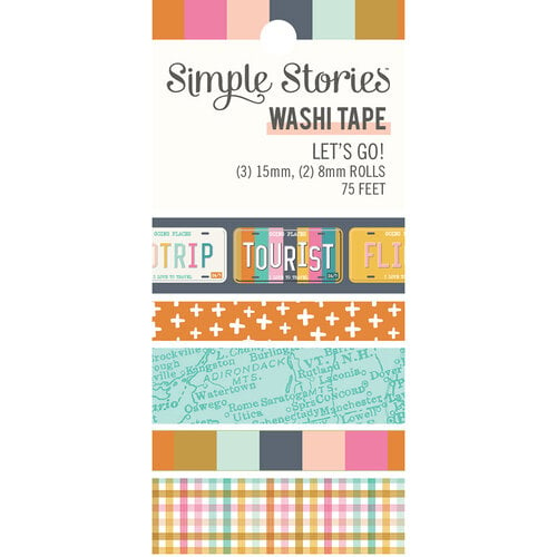 Simple Stories - Let's Go Collection - Washi Tape