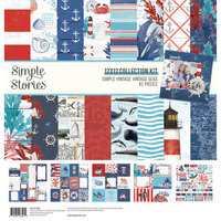 Simple Stories - Simple Vintage Vintage Seas Collection - 12 x 12 Collection Kit