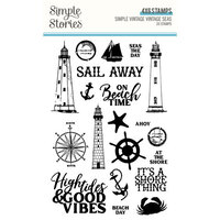 Simple Stories - Simple Vintage Vintage Seas Collection - Clear Photopolymer Stamps