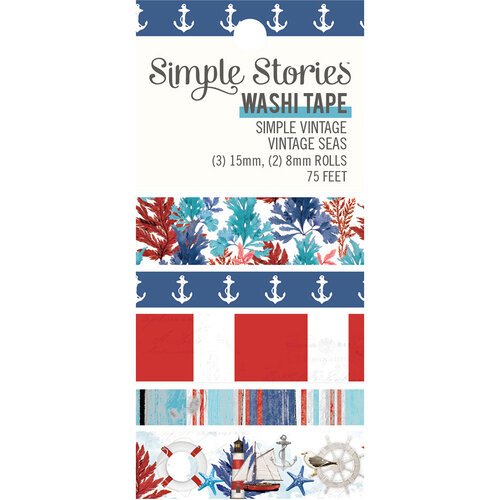 Simple Stories - Simple Vintage Vintage Seas Collection - Washi Tape
