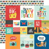 Simple Stories - Say Cheese At the Park Collection - 12 x 12 Double Sided Paper - 2 x 2 and 4 x 4 Elements