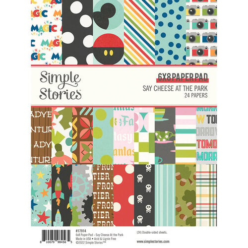Simple Stories - Say Cheese At the Park Collection - 6 x 8 Paper Pad