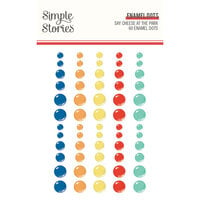Simple Stories - Say Cheese At the Park Collection - Enamel Dots
