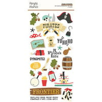 Simple Stories - Say Cheese Frontier At the Park Collection - Foam Stickers