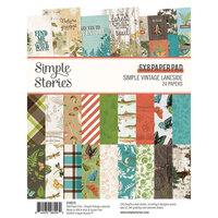 Simple Stories - Simple Vintage Lakeside Collection - 6 x 8 Paper Pad