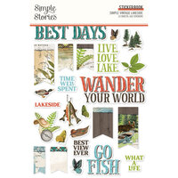 Simple Stories - Simple Vintage Lakeside Collection - Sticker Book