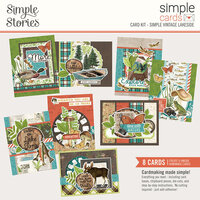 Simple Stories - Simple Vintage Lakeside Collection - Simple Cards - Card Kit