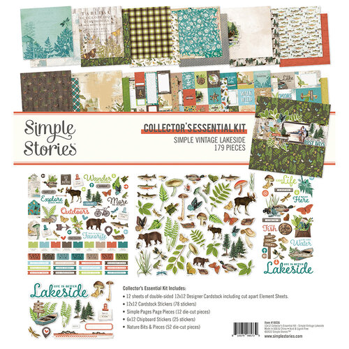 Simple Stories - Simple Vintage Lakeside Collection - Collector's Essential Kit