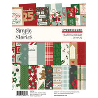 Simple Stories - Hearth and Holiday Collection - 6 x 8 Paper Pad
