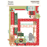 Simple Stories - Baking Spirits Bright Collection - Chipboard Frames
