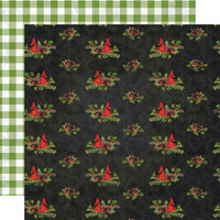 Simple Stories - Simple Vintage Christmas Lodge Collection - 12 x 12 Double Sided Paper - Peace on Earth