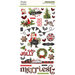 Simple Stories - Simple Vintage Christmas Lodge Collection - 6 x 12 Chipboard Stickers