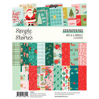 Simple Stories - Mix and A-Mingle Collection - 6 x 8 Paper Pad