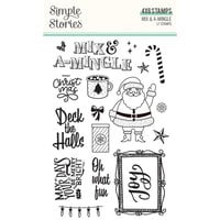 Simple Stories - Mix and A-Mingle Collection - Clear Photopolymer Stamps