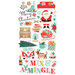 Simple Stories - Mix and A-Mingle Collection - 6 x 12 Chipboard Stickers