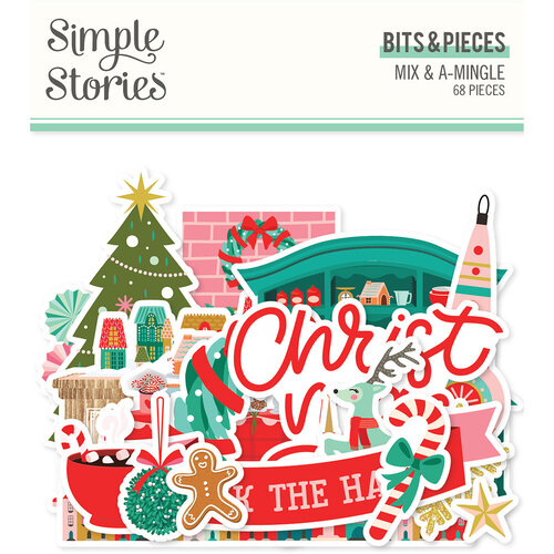 Simple Stories - Mix and A-Mingle Collection - Ephemera - Bits and Pieces