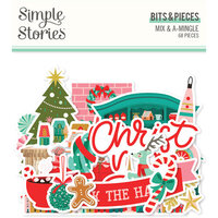 Simple Stories - Mix and A-Mingle Collection - Ephemera - Bits and Pieces