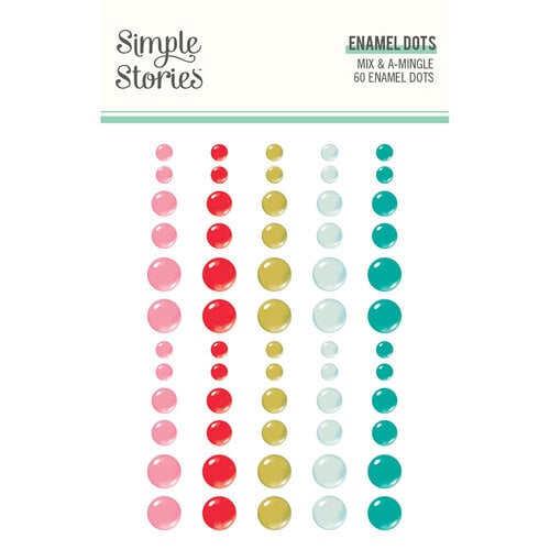 Simple Stories - Mix and A-Mingle Collection - Enamel Dots