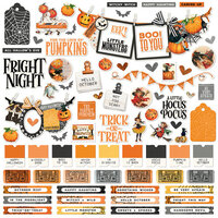 Simple Stories - Simple Vintage October 31st Collection - 12 x 12 Cardstock Stickers