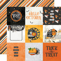 Simple Stories - Simple Vintage October 31st Collection - 12 x 12 Double Sided Paper - 4 x 4 Elements