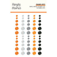 Simple Stories - Simple Vintage October 31st Collection - Enamel Dots