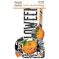 Simple Stories - Simple Pages Collection - Page Pieces -Simple Vintage October 31st