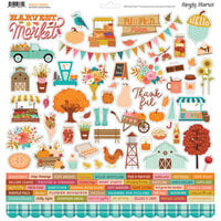 Simple Stories - Harvest Market Collection - 12 x 12 Cardstock Stickers