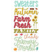Simple Stories - Harvest Market Collection - Foam Stickers