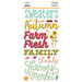 Simple Stories - Harvest Market Collection - Foam Stickers