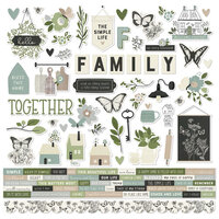 Simple Stories - The Simple Life Collection - 12 x 12 Cardstock Stickers