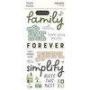 Simple Stories - The Simple Life Collection - Foam Stickers