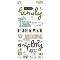 Simple Stories - The Simple Life Collection - Foam Stickers