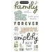 Simple Stories - The Simple Life Collection - Foam Stickers