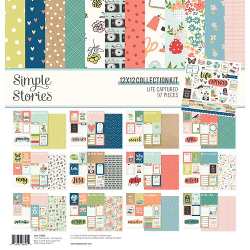 Simple Stories - Life Captured Collection - 12 x 12 Collection Kit