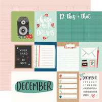 Simple Stories - Life Captured Collection - 12 x 12 Double Sided Paper - December