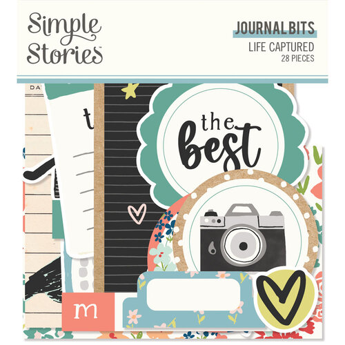 Simple Stories - Life Captured Collection - Ephemera - Journal Bits