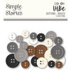 Simple Stories - Color Vibe Collection - Buttons - Basics