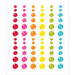 Simple Stories - Color Vibe Collection - Enamel Dots - Brights