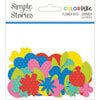 Simple Stories - Color Vibe Collection - Flowers Bits and Pieces - Summer