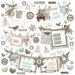 Simple Stories - Simple Vintage Winter Woods Collection - 12 x 12 Cardstock Stickers - Banner